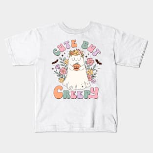 Retro Halloween Cute But Creepy Kids T-Shirt